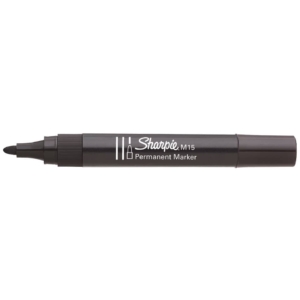 Pennarello indelebile Nero Sharpie M15 - tonda - 1,8 mm