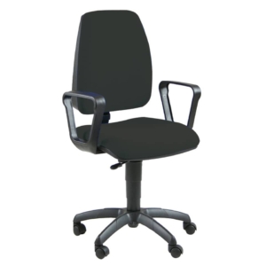 Sedia girevole con braccioli Nera - Unisit Jupiter Eco smart - rivestimento ignifugo - JPQ/BRN/IN