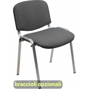 Sedie attesa ufficio Agata DADO UNISIT - ignifugo - Grigia - Antracite - D5G/2/IT (conf.2)