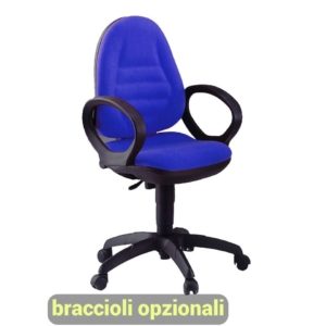 Sedia operativa METIS UNISIT - ignifugo - Blu - MTAS/IB