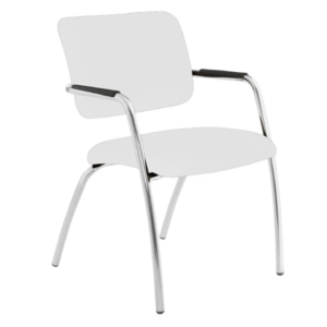 Sedia collettività LITHIUM UNISIT - similpelle - Bianco - LT4G/KQ