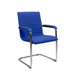 Sedia collettività CYNDY UNISIT - rivestimento ignifugo Blu - CNS/IB