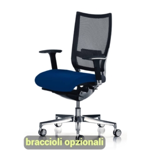 Sedia ergonomica CONCEPT UNISIT - fili di luce - Blu - COT/F11