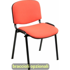 Sedie attesa Agata DADO UNISIT - acrilico - Arancione - D5S/4/EA (conf.4)