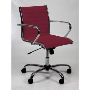 Sedia direzionale POLLUX NEW UNISIT - ignifugo - Bordeaux - PND/ID
