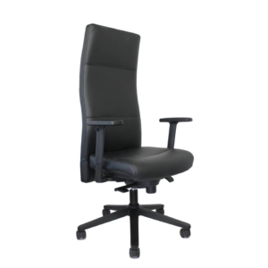 Poltrona ufficio ergonomica NEXT UNISIT - pelle - Nero - NEXT/PN