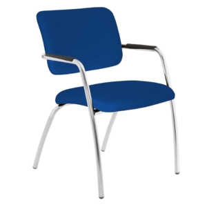 Sedia collettività LITHIUM UNISIT - ignifugo - Blu - LT4G/IB