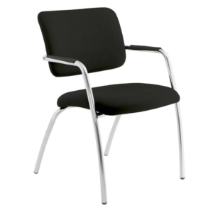 Sedia collettività LITHIUM UNISIT - ignifugo - Nero - LT4G/IN