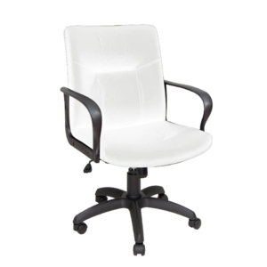 Sedia direzionale eco-smart ERIDANUS UNISIT - similpelle - Bianco - ERD/KQ