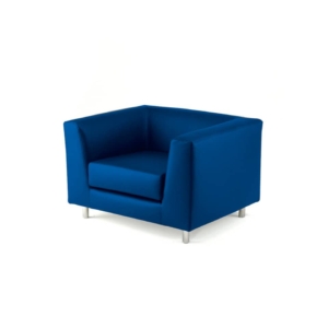 Divanetto attesa - Divano 1 posto QUAD UNISIT - fili di luce - Blu - QD1/F11