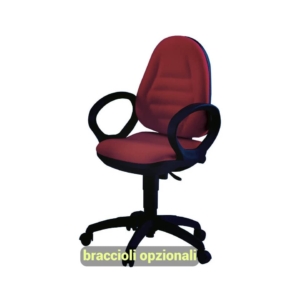 Sedia operativa METIS UNISIT - ignifugo - Bordeaux - MTAS/ID