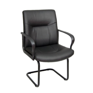 Sedia direzionale eco-smart ERIDANUS UNISIT - similpelle - Nero - ERV/KN