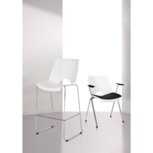 Sgabello collettività STRIKE UNISIT - plastica - Rosso - SKS/RO