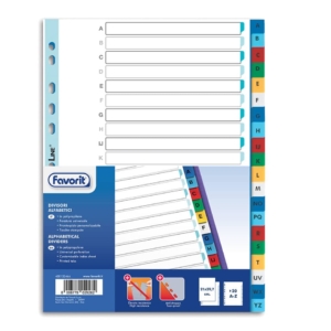 Divisore intercalare alfabetico A4 Favorit 400132466