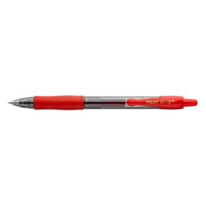 Penna a sfera a scatto Pilot G-2 - Rosso - 0,7 mm - 001522