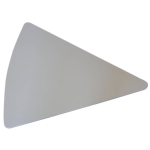 Angolo di raccordo 45° per scrivania Alessandria Unisit color Argento - 80x76 cm