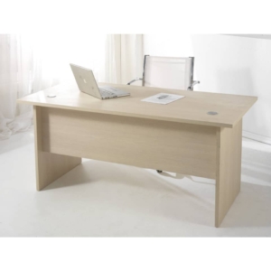 Scrivania Larix Unisit color larice 140x80x72 cm - utilizzabile per soluzioni componibili