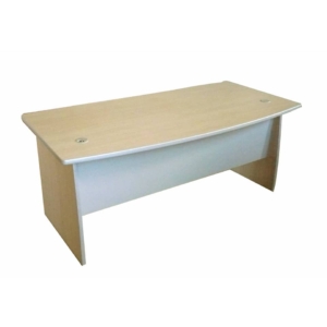 Scrivania Ufficio fianco pannello Alessandria Unisit color Acero - 160x80x72 cm