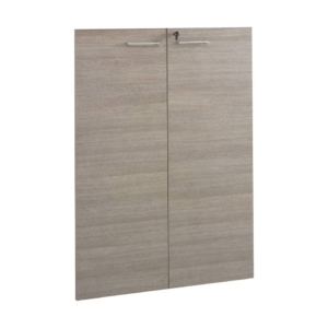 Coppia ante per mobile alto Unisit Larix 90x130 cm Rovere Grigio ULAGAT13