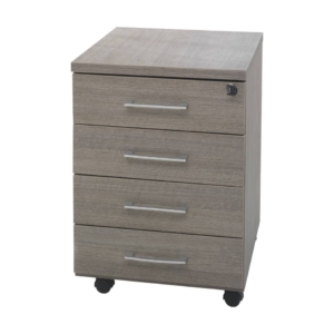 Cassettiera Larix Rovere Grigio Unisit