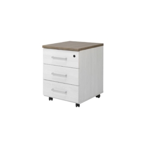 Cassettiera Ufficio con ruote - Firenze Unisit - Olmo - 44x52x63 cm