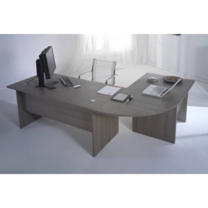 Raccordo angolare 90° per Scrivania Larix Unisit Rovere Grigio per scrivanie componibili
