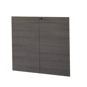 Coppia ante mobile basso Unisit Larix media larghezza 90x90 cm Rovere Grigio ULAGAT99