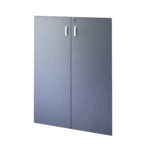 Coppia ante mobile alto Unisit Venice media larghezza 90x130 cm Grigio Antracite UVEAT139