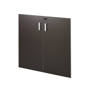 Coppia ante mobile basso Unisit Spirit 90x90 cm wengé