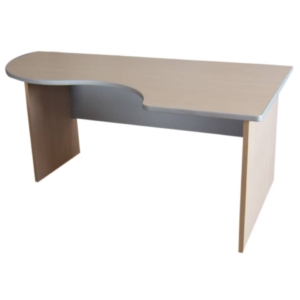 Scrivania Informatica Alessandria Unisit color Acero - Destra - 180x100x72 cm