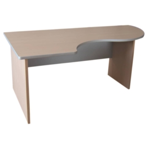 Scrivania Informatica Alessandria Unisit color Acero - Sinistra - 180x100x72 cm