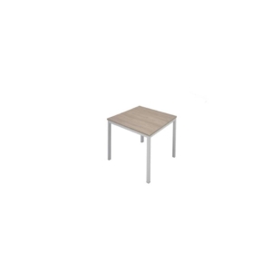 Scrivania Ufficio Componibile Firenze Unisit - Olmo - Gambe in metallo - 80x80x72 cm