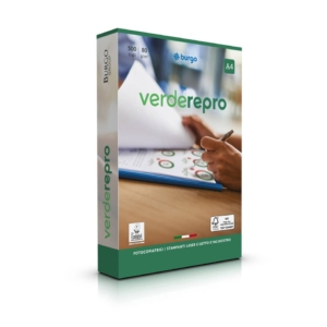 Carta per fotocopie A4 Burgo Repro Verde - High Quality 80g/m² Bianca - risma da 500 fogli