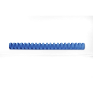 Dorsi plastici CombBind a 21 anelli - 22 mm A4 - fino a 195 fogli - GBC Blu - 4028622 (conf.100)