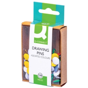 Puntine da disegno Q-Connect Øtesta 9 mm Assortito - KF02020 (conf.120)
