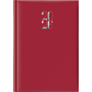 Agenda 2027 Giornaliera 14,5x20,5 cm Madrid Rosso inglese