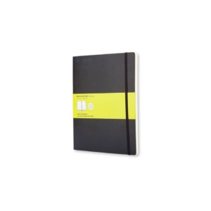 Taccuino a pagina Bianca extra large 19x25 cm copertina morbida Moleskine Nero - 192 pagine - QP623