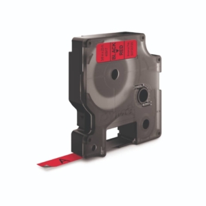 Nastro per etichettatrici Dymo D1 - 9 mm x 7 m - Nero/Rosso S0720720