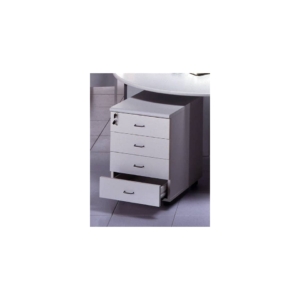 Cassettiera 4 Cassetti BYTE - Grigio - 44x52x63 cm