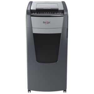 Distruggidocumenti Optimum AutoFeed+ 600X EU Rexel taglio a frammenti 4x36 mm DIN P-4 - 110 litri - Nero