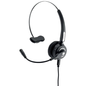 Cuffia mono auricolare per PC Media Range wireless con microfono - batteria 180mAh - Nero - MROS305