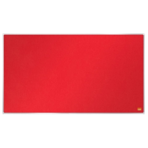 Pannello in feltro Nobo Widescreen Impression Pro 32" 710x400 mm Rosso 1915419