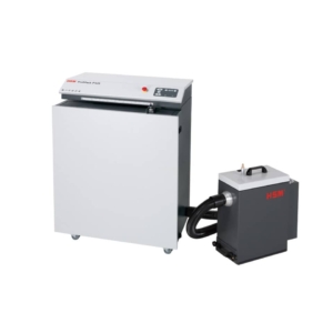 Macchina perfora cartoni HSM Profipack P425 con adattatore per depolverizzatore 220 V - Grigio chiaro/ferro - 1531054