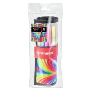 Pennarelli Stabilo Pen 68 arty - tratto 1 mm - Colori Assortiti (Rollerset 25 pezzi)