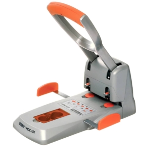 Perforatore Supreme HDC 150 Rapid - 2 fori - 150 fogli - Grigio/Arancione - 23000600