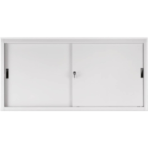 Armadio archivio in metallo Grigio a porte scorrevoli - 612S Tecnical 2 - 1 ripiano - 120x45x85 cm