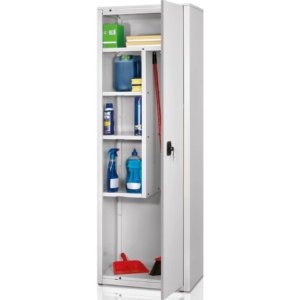 Armadio portascope in metallo Grigio - BA-60-TRA Tecnical 2 - 4 ripiani - 60x41x181,5 cm