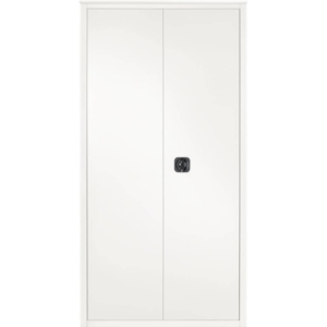 Armadio metallo Bianco multiuso - BA-90-PIANI Tecnical 2 - 4 ripiani - 90x41x181,5 cm