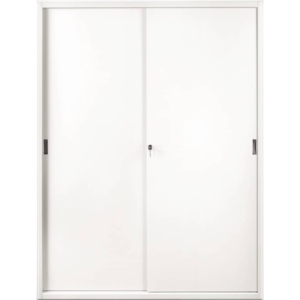 Armadio archivio in metallo Bianco a porte scorrevoli - 615 Tecnical 2 - 4 ripiani - 150x45x200 cm