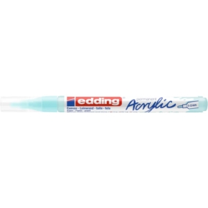 Pennarello acrilico Edding 5300 - punta tonda 1-2 mm Tratto fine - Azzurro pastello - 4-5300916